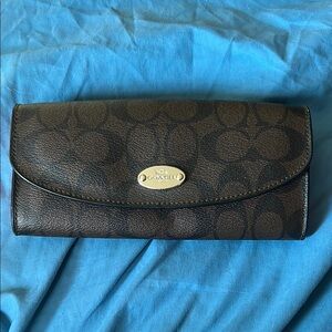 Coach Brown Signature Wallet